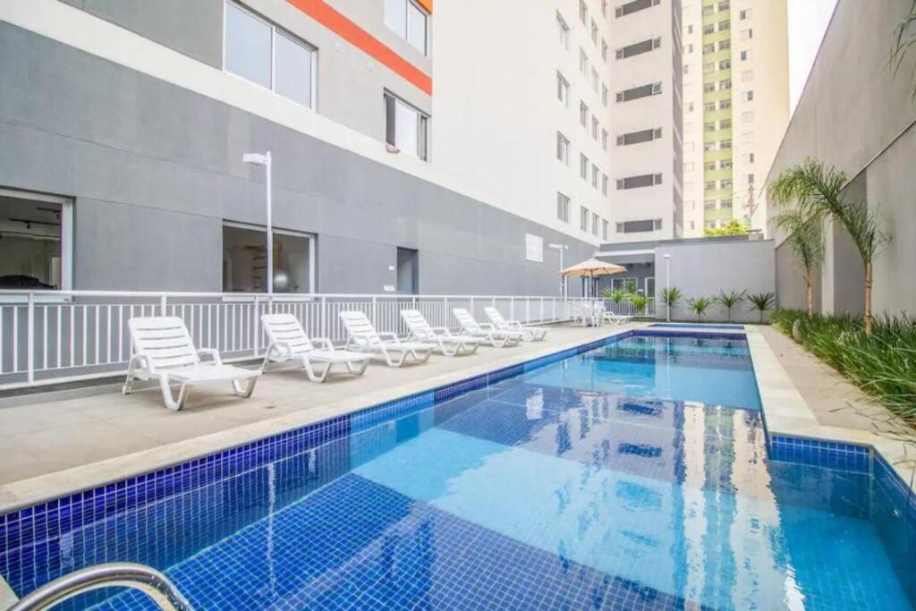 Novo Studio Zafira Metro Bras C/ Piscina Sao Paulo Exterior foto